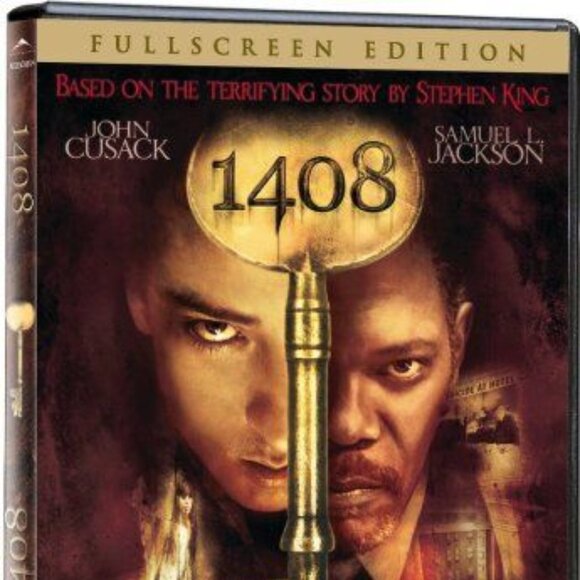 1408 DVD Fullscreen 2007 John Cusack Samuel Jackson Stephen King Thriller - Picture 1 of 4